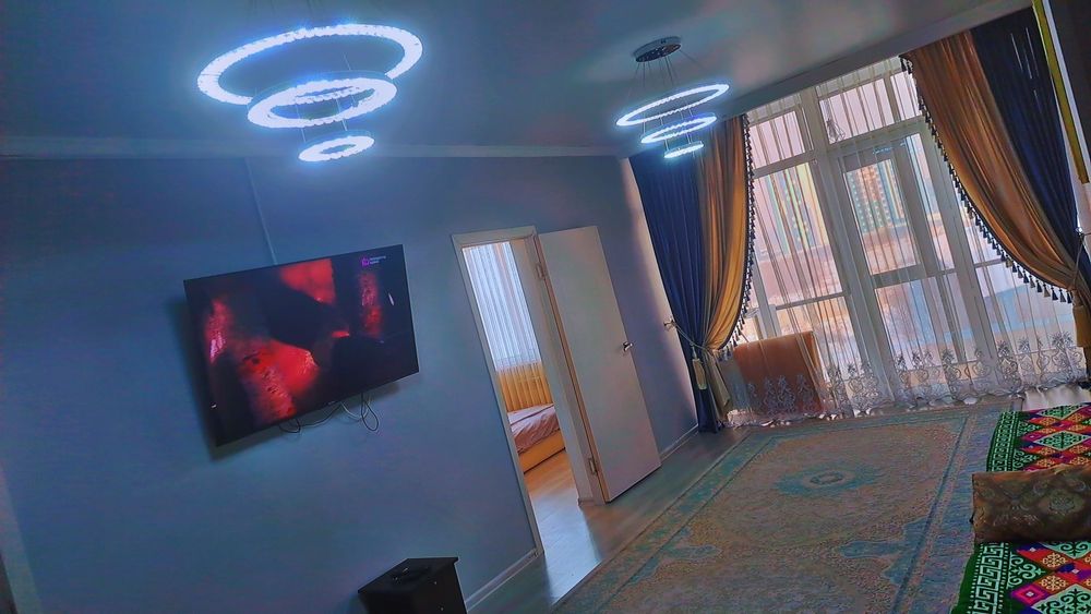 Здравствуйте! Сдаётся 1,2,3-комнатная квартира в Жк Аспан сити по часа