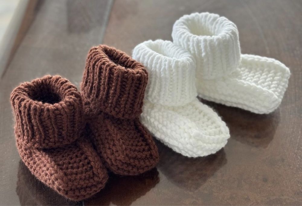 Пинетки вязанные