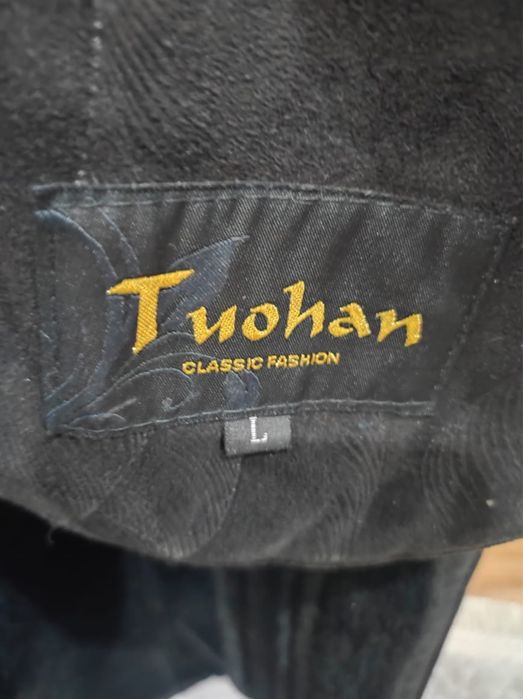 Кожанная дубленка