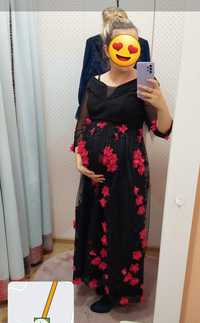 Rochie de nașă (însărcinată 9 luni) mărime 44