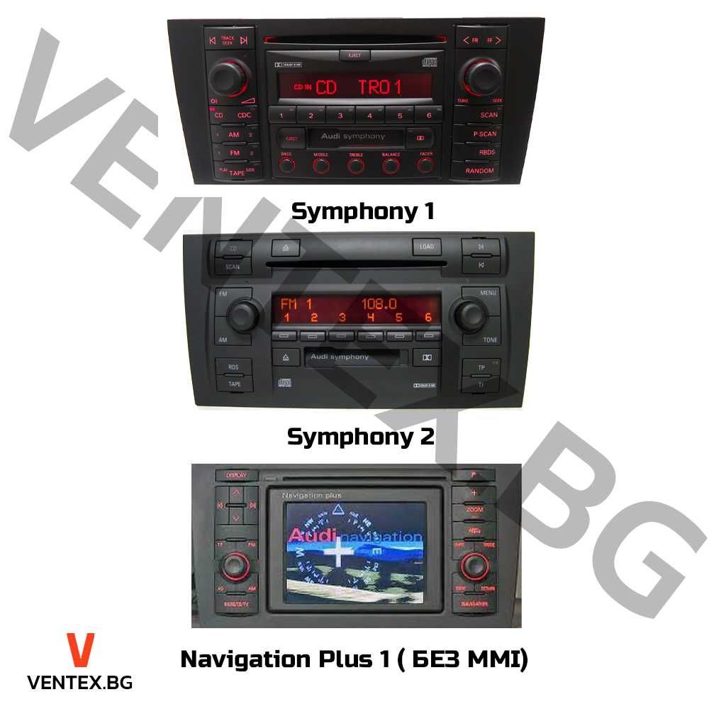 Bluetooth адаптер за Audi A2 A3 A4 A6 A8 блутут за ауди от 1998 - 2006