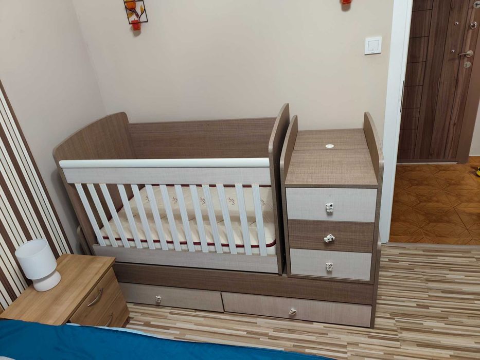 Детско легло 3 в 1 + матрак