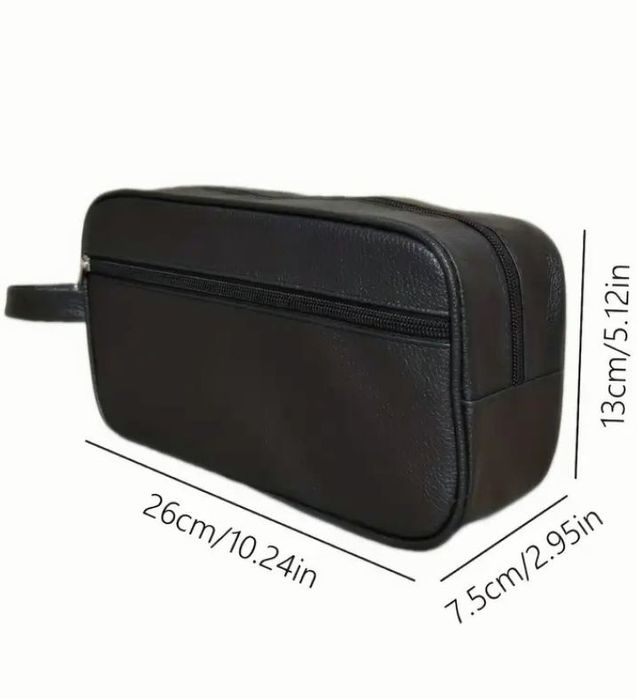 Чантичка 2 модела  , черна от естествена кожа