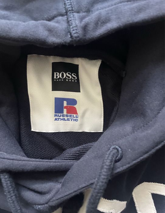 HUGO BOSS / RUSSELL ATHLETIC Hoodie/мъжки суичър L