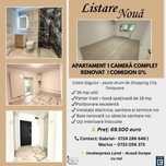 Apartament 1 camera renovat complet + boxa, vizavi de Shopping City