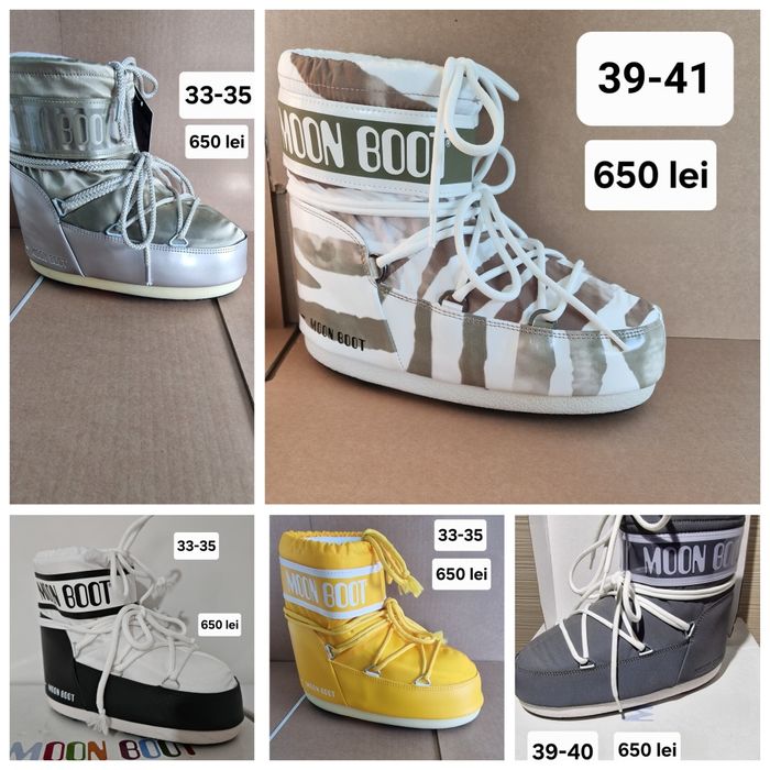Moon boot original diferite modele și mărimi