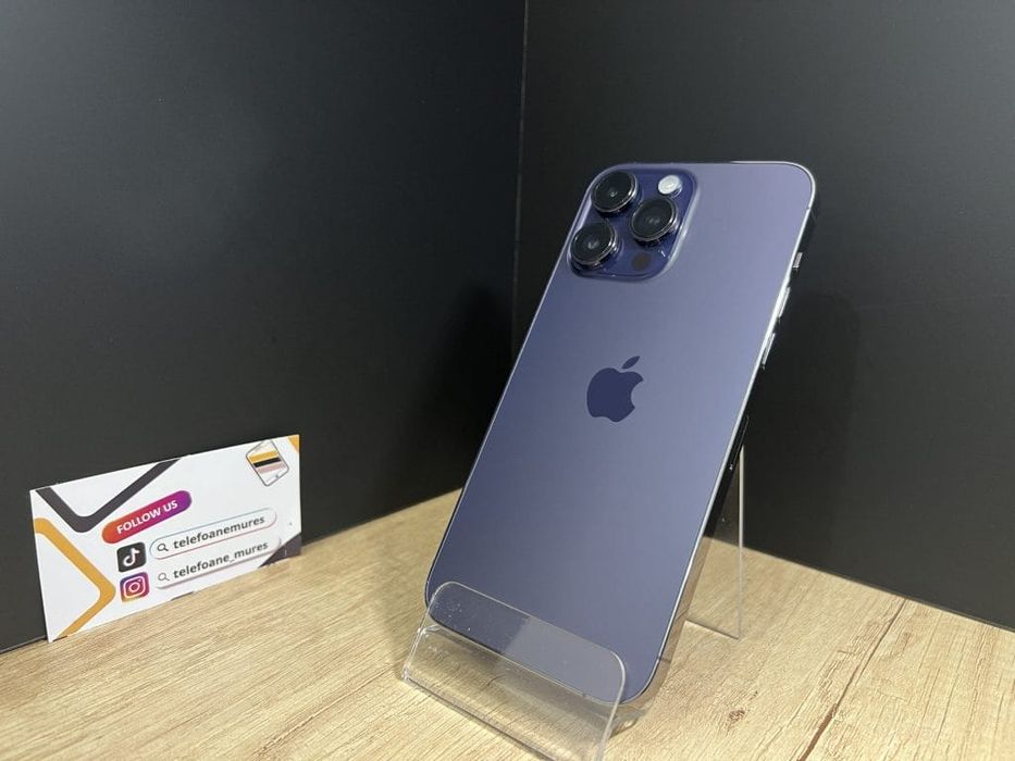 iPhone 14 Pro Max 128Gb Deep Purple 3 ani garanție, Telefoane Mureș