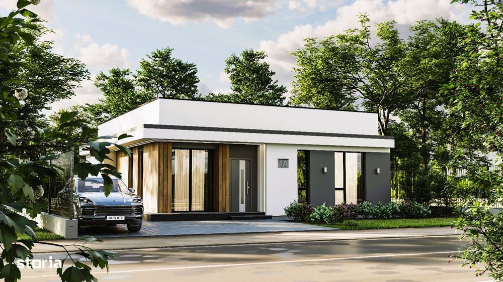 Casa moderna | 4 camere | 2 bai | Teren 419mp