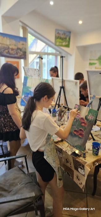 Curs Pictura Art workshop desen pictură arhitectura la șevalet in ulei