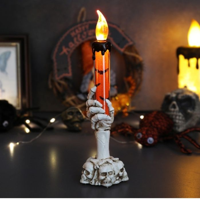 Свеча LED с костяной кукой
