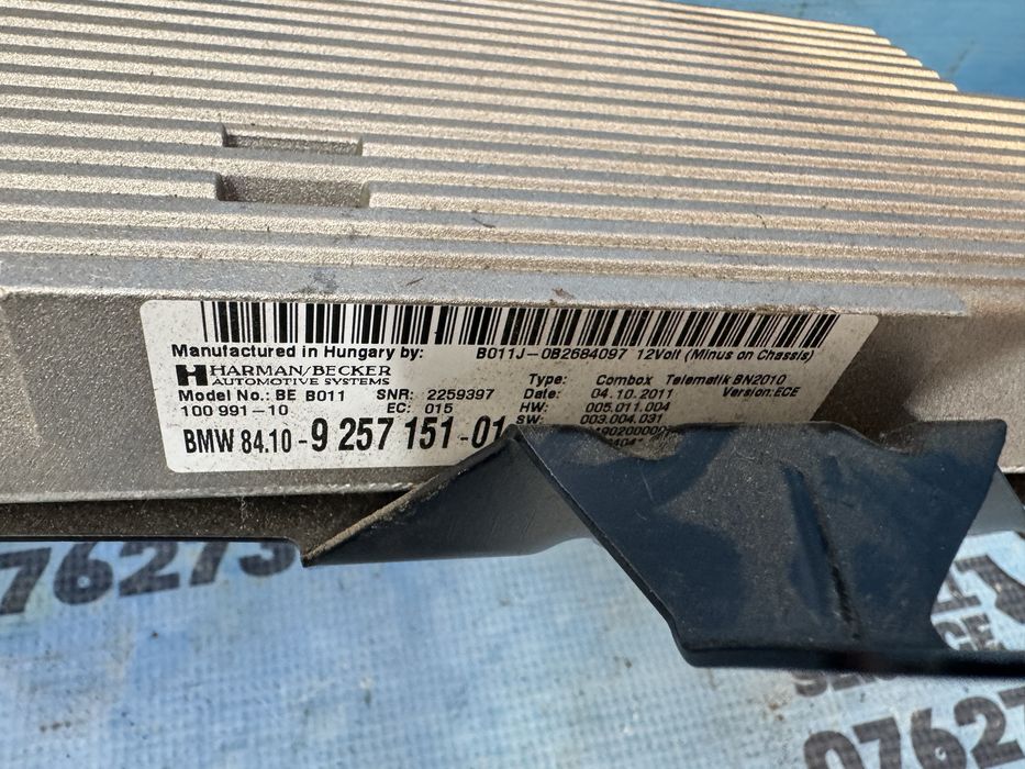 Modul bluetooth combox bmw f10 f11 f01 9257151-01