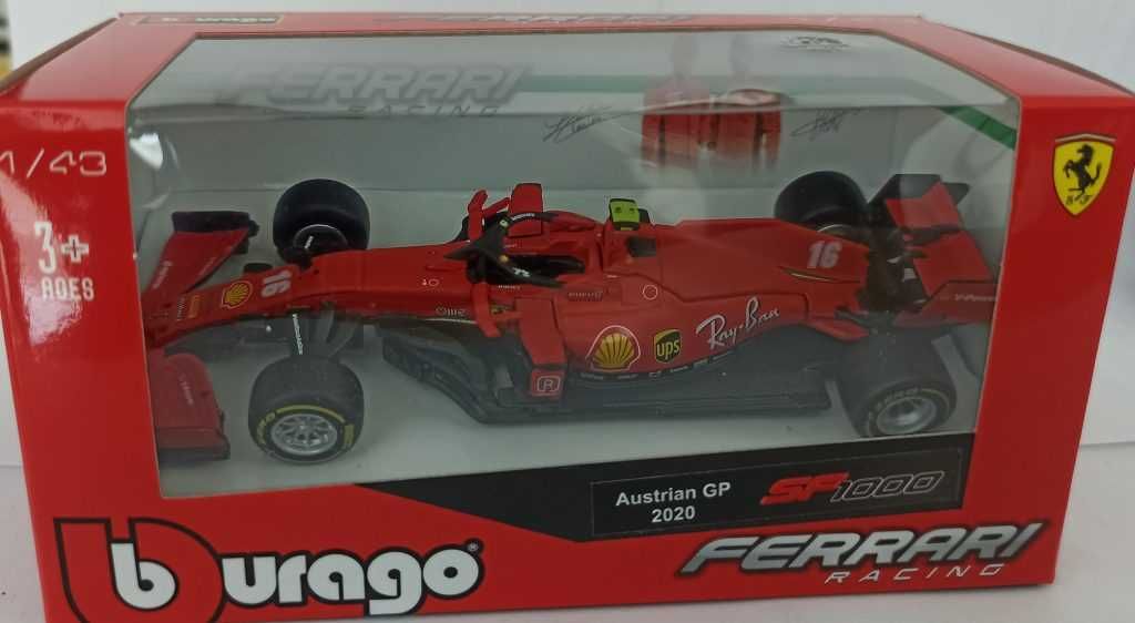 Macheta Ferrari SF1000 Leclerc Formula 1 2020 -Bburago 1/43 F1