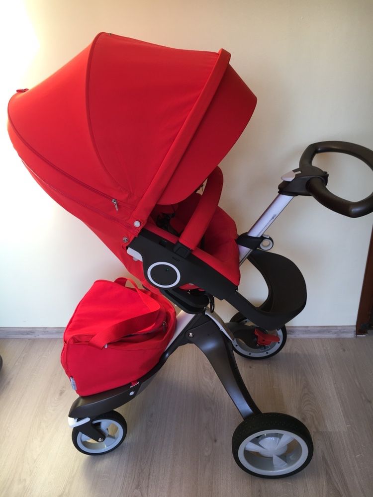Детска количка doux bebe 2 в 1 червена