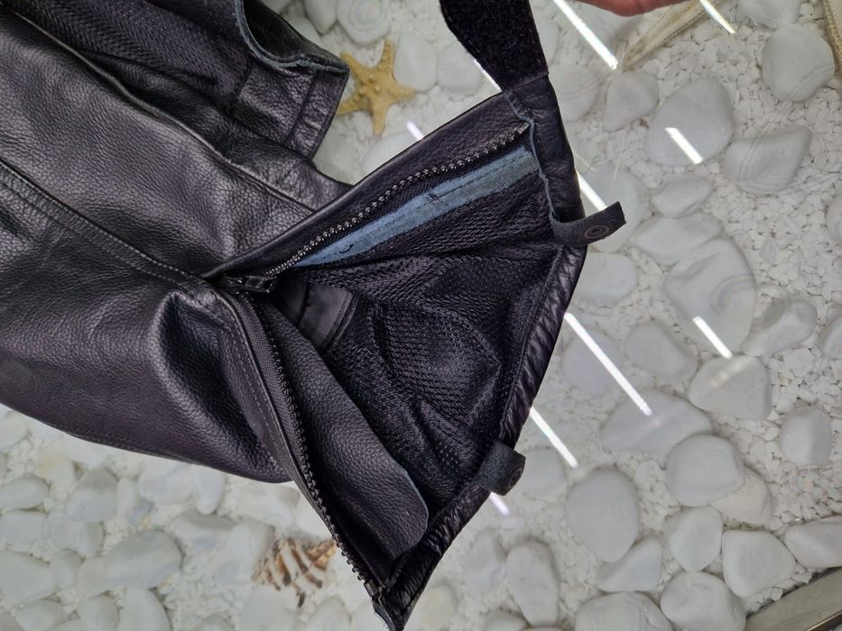 Мъжко кожено яке Мото