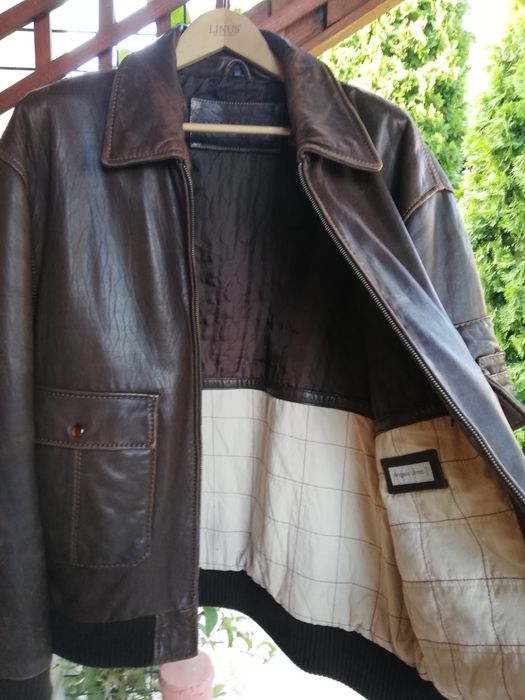 Geaca piele bărbati Angelo Litrico Aviator xxl
