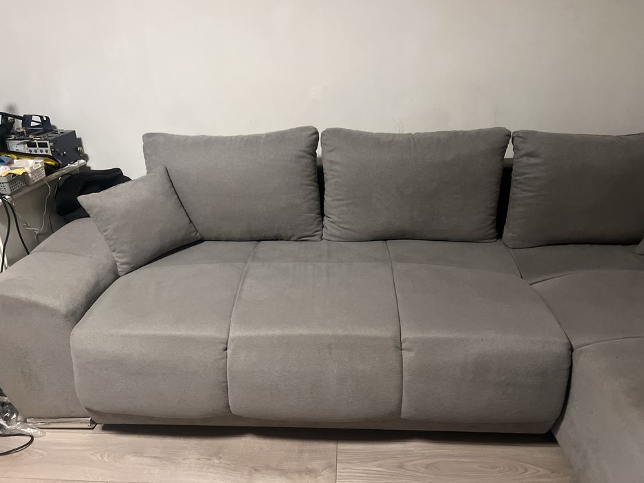 Vand GIA Colțar extensibil, mobexpert șezlong interschimbabil, stofă
