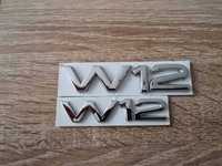 Ауди Audi W12 два размера емблеми надписи