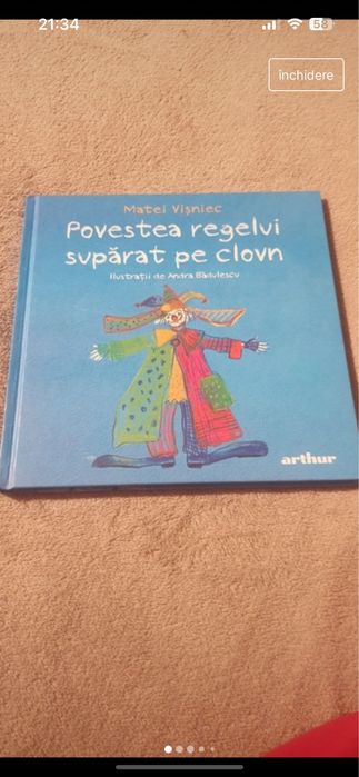 Carte povestea regelui suparat le clown
