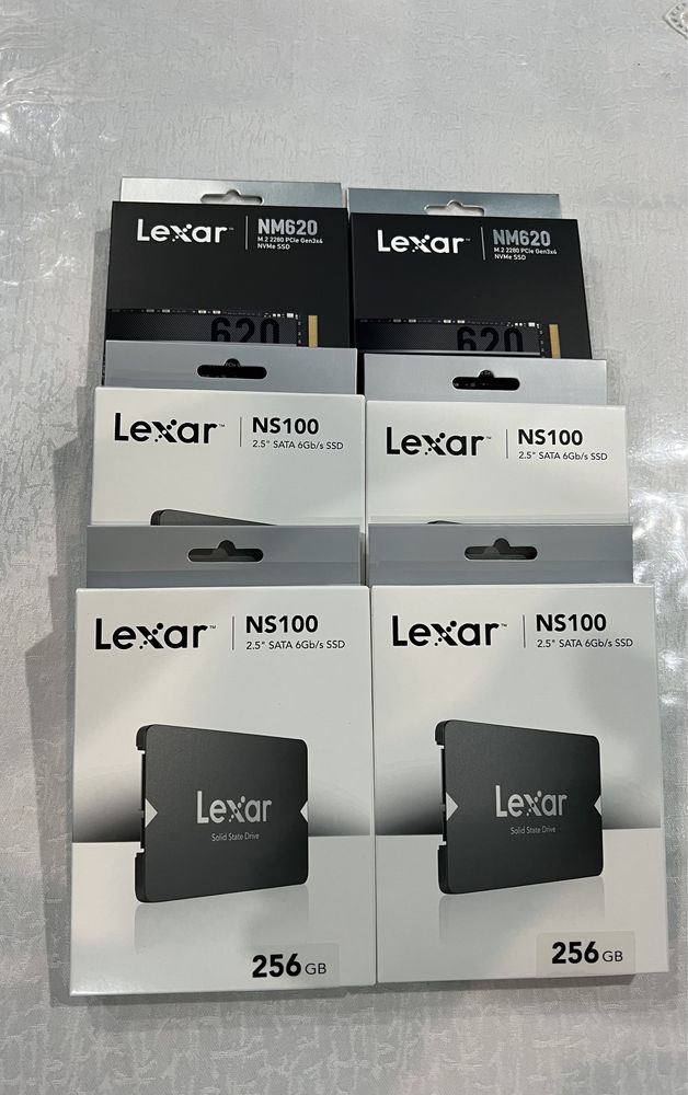 Lexar SSD SATA ,,128gb 256gb 512gb” новые