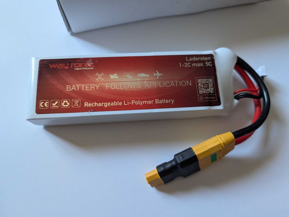 Baterie LiPo Drona SWAYTRONIC LiPo 3S 11.1V 3300mAh 60C/120C EC5 - nou