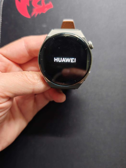 HUAWEI WATCH GT 3 Pro 46mm carcasă Titan, curea piele gri noua