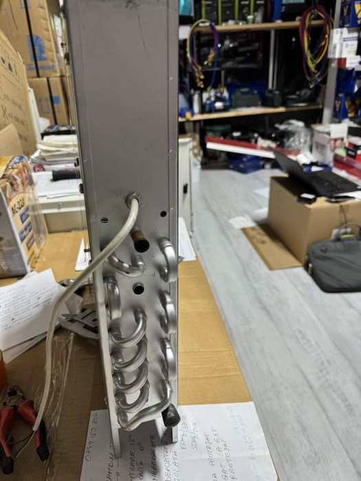 Vaporozator dublu flux suflanta vitrina rece frig masa inox nou