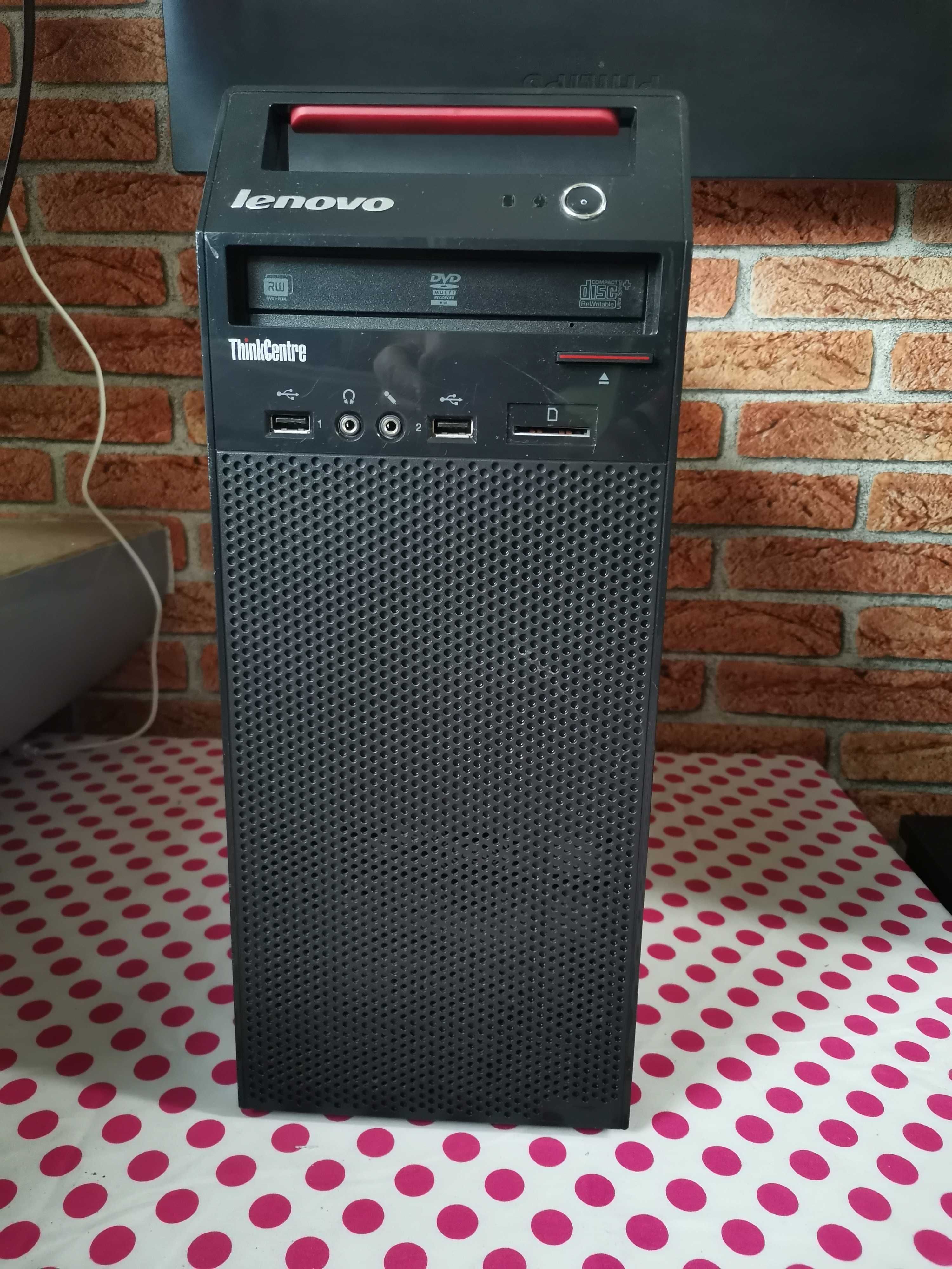 Sistem PC Lenovo ThinkCentre E73, i5 4460S, 8GB, SSD, HDD .