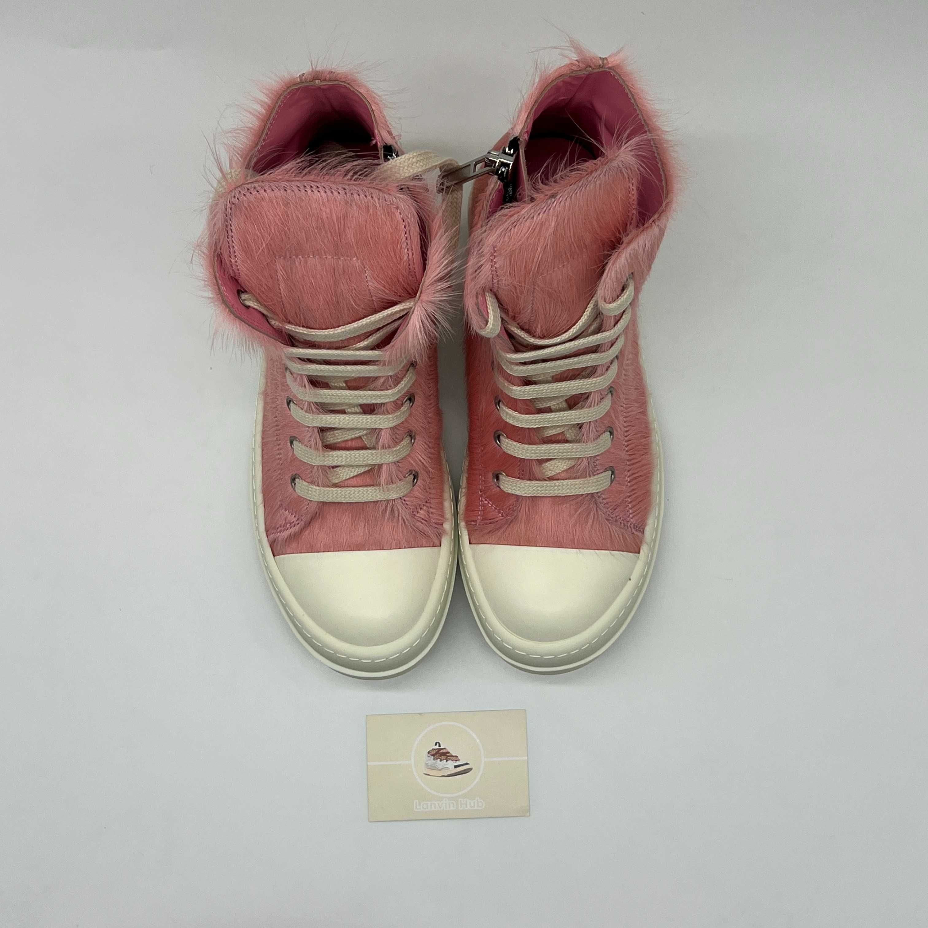 Rick Owens Ramones Pink Pony Hair