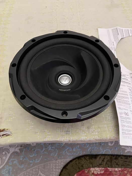 Сабуфер KENWOOD KFC-W3010 новая + усилитель Bos MINI. Bos-34,4