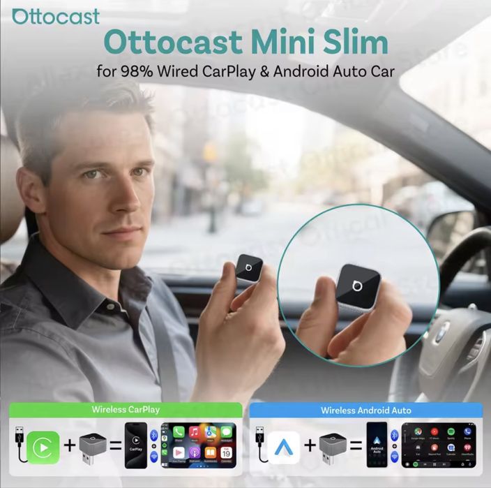 Ottocast mini slim android ios