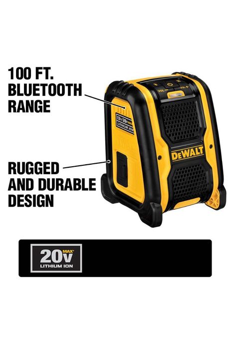 Распродажа из США Bluetooth-колонка DeWALT 20V MAX