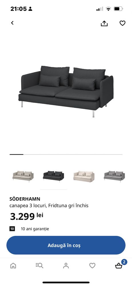 Canapea Ikea 3 locuri