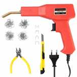 Pistol de lipit plastic cu capse 50W, cutie de transport, sfic, cutter