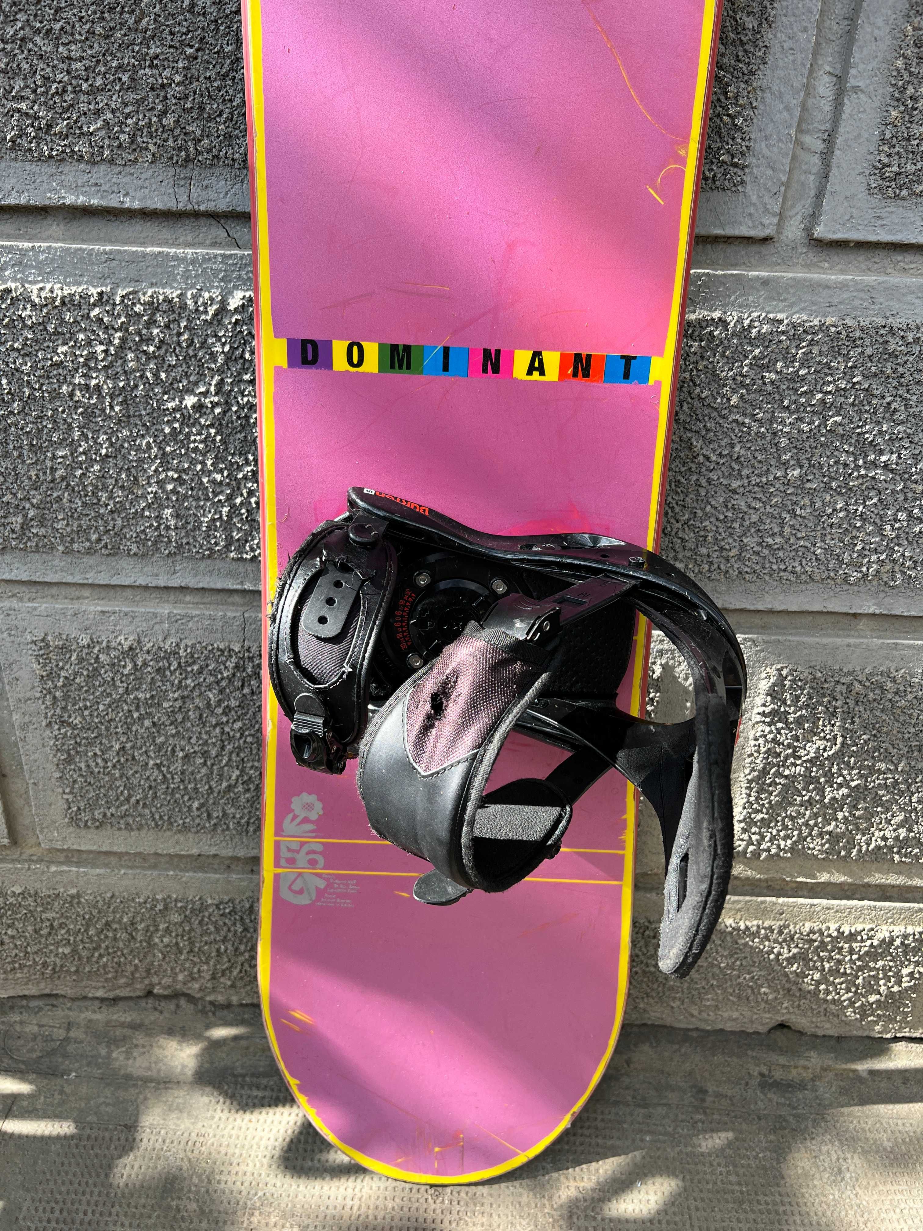 placa snowboard burton dominant L156