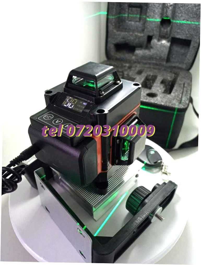 Nou  Nivela Unda Verde  16 Lini 4d 30m Cu Detector Miez Germania