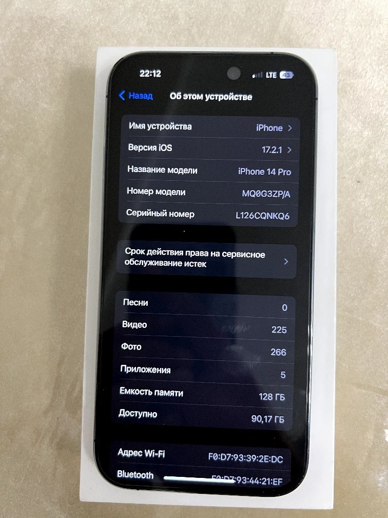 Iphone 14 pro yomkst 91% ideal