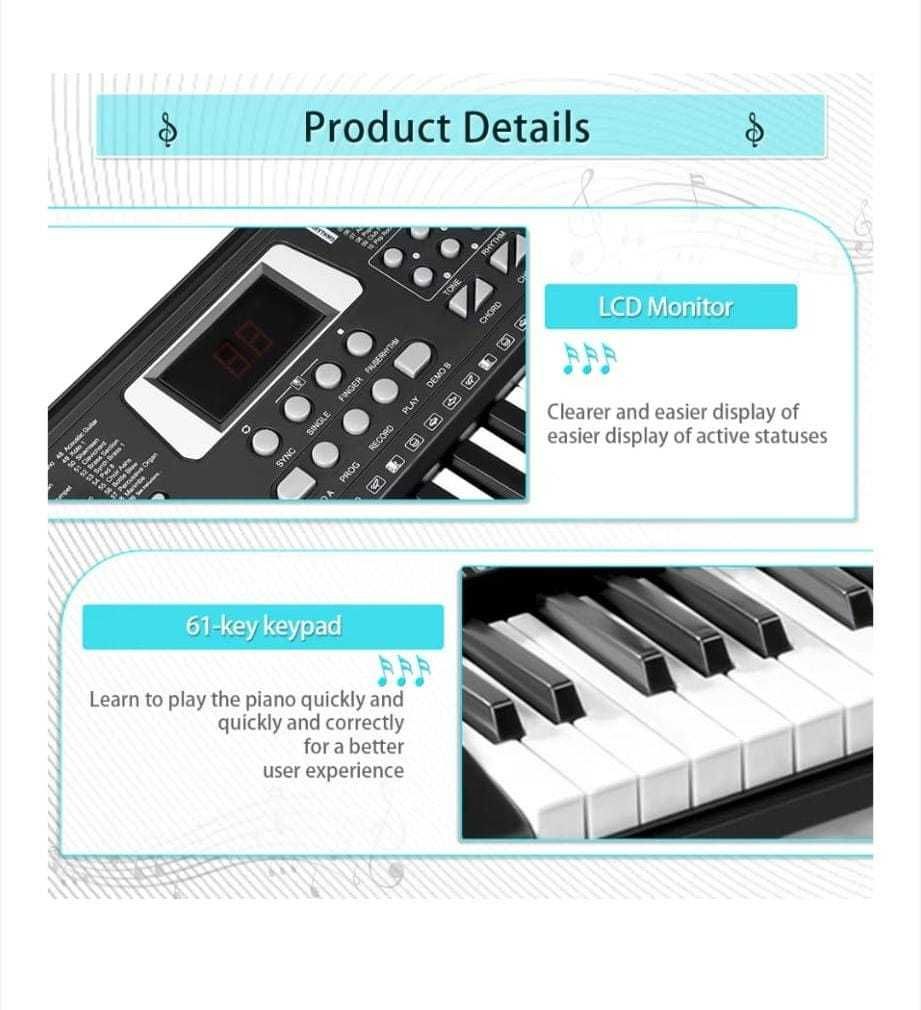 Orga Profesionala Electronica, 61 de clape