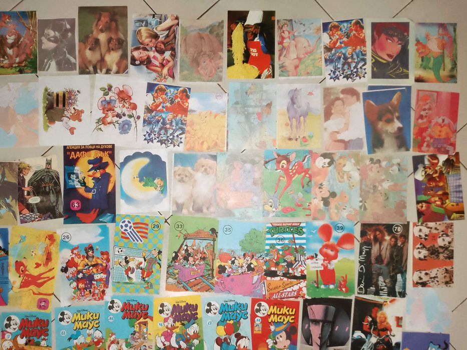 Миришещи листчета,картинки, тефтерчета и корици от 90-те-по договаряне