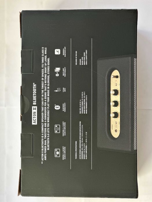 Boxa MARSHALL Acton II Negru  Nou  Sigilat