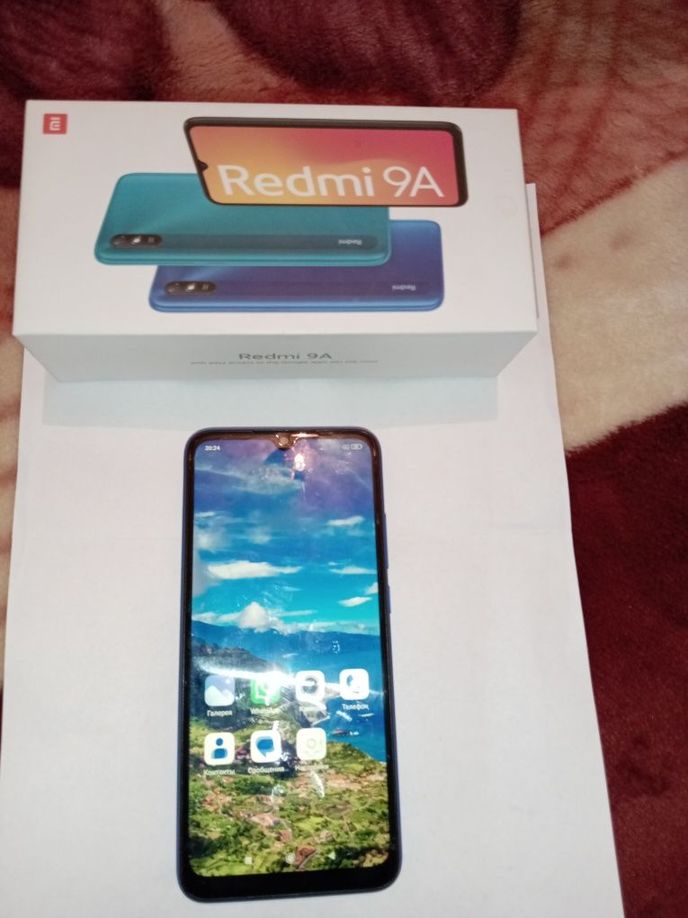 Redmi 9A, б/у,дисплей 6.53.