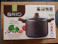 Чисто нова тенджера Brio Mocca - Marble Edition - 22 сантиметра