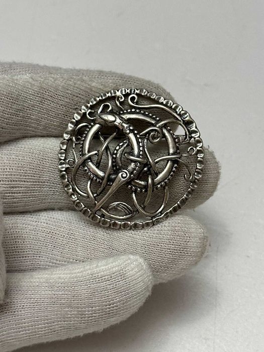 BROSA ARGINT 925 - "Dragon" - By KOPI - Vikinga - Norway - Vintage !
