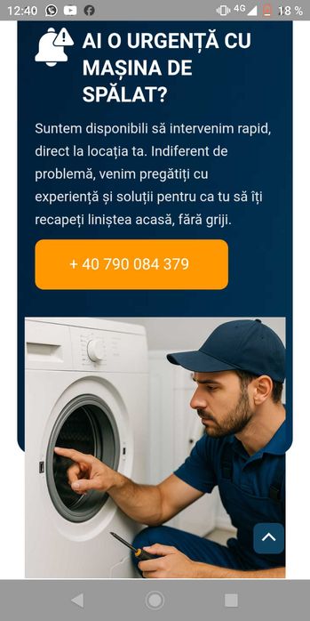 Timisoara, Lugoj ,Reparatii masini de spalat.