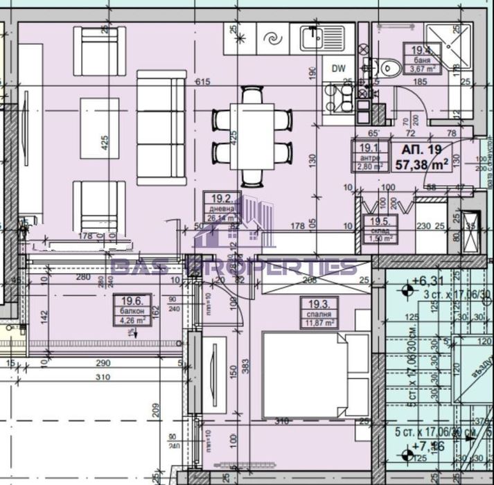 Продава се Двустаен апартамент в София, Овча купел - 68 кв.м за 1764 €/кв.м - Снимка #1