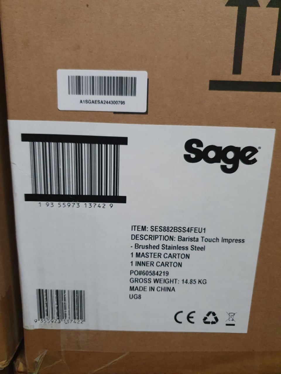 SAGE SES882BSS Barista Touch Impress COLD машина за еспресо