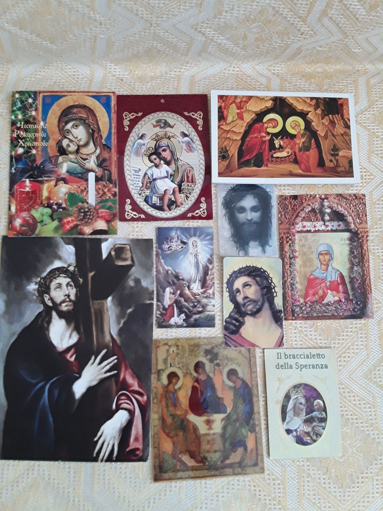 Църковни календарчета и картички