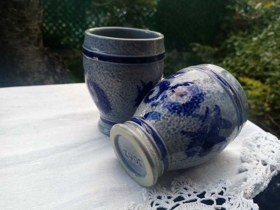 Сервиз за вино - немска солна керамика