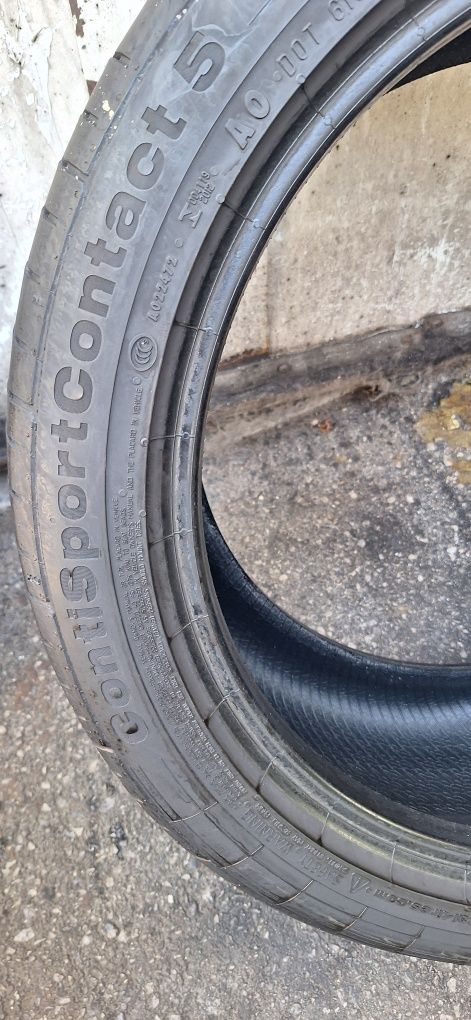 6.6 mm! 2 бр 245 40 18 Continental sportcontact 5