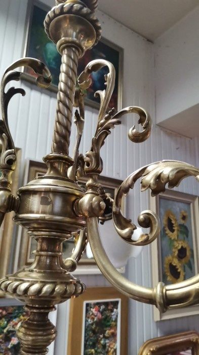Candelabru de dimensiuni mari in stilul francez Empire cu 3 brațe