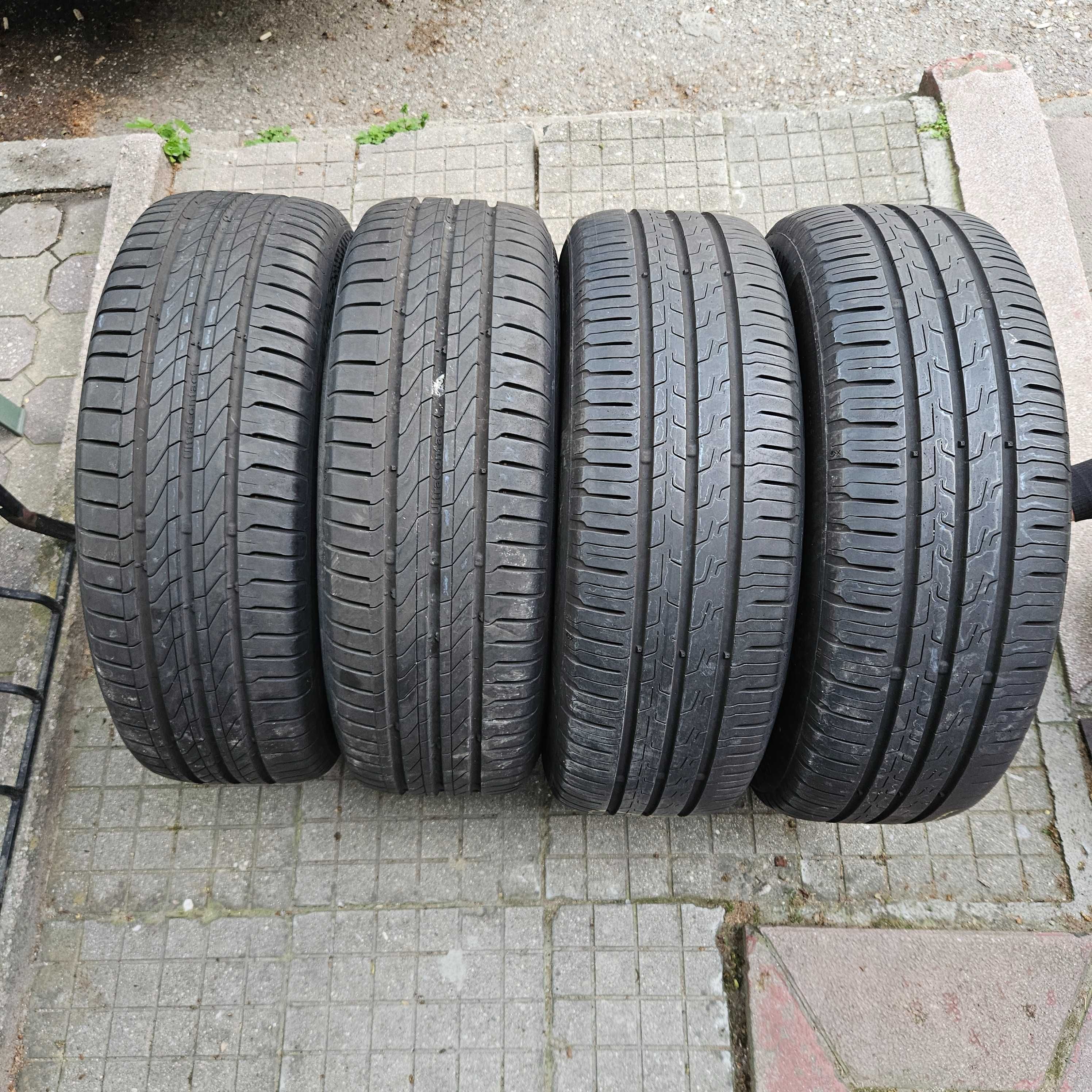 4 лети джанти 15 5x110 Opel 6Jx15H2 с летни гуми 185/60R15 Continental